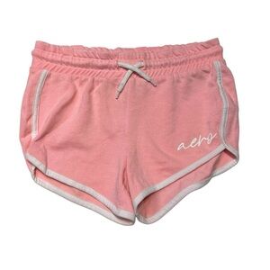 Aeropostale Pink Dolphin Hem Shorts